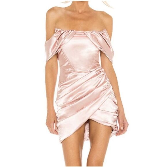 Superdown Aurora Corset Mini Dress in Blush XS - Picture 1 of 7